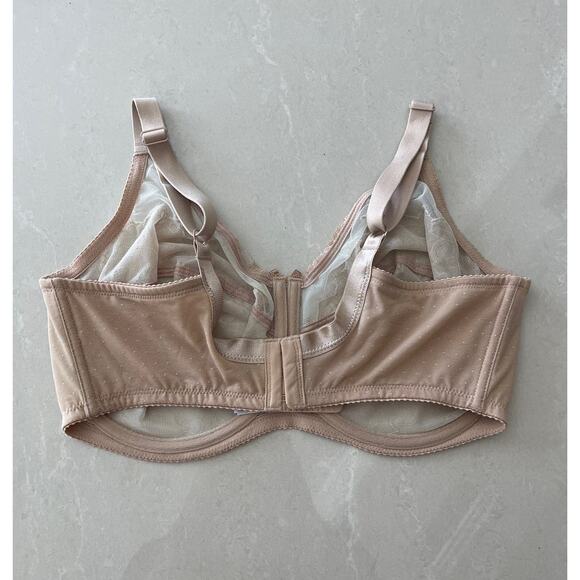 Wacoal Lace Full Figure Bra Style #855186, Size 38DDD, Toast Color - Picture 5 of 10